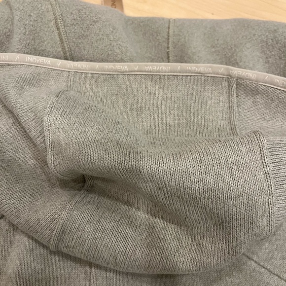 INDYEVA NAOKO Women's Beige Hooded Coat - Picture 5 of 7